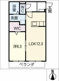 スカイビューヒルズ【2階】の間取り