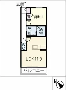 Bijou.de.YsⅡ【2階】の間取り