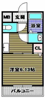 エステラグーナ七番館【1階】の間取り