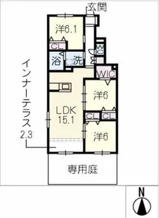 第3センチュリー21【1階】の間取り