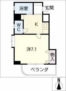シティビルTSUCHIYA【2階】の間取り