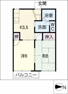 セフィラ星宮【2階】の間取り