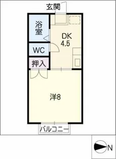 ベラビスタ相川【1階】の間取り