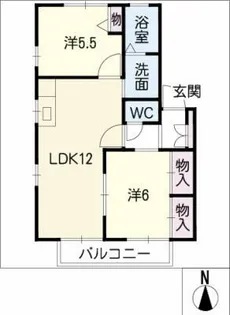 Mast Town細口 C棟【1階】の間取り