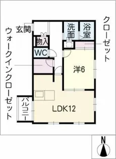 BELLEREVE JOIE【1階】の間取り