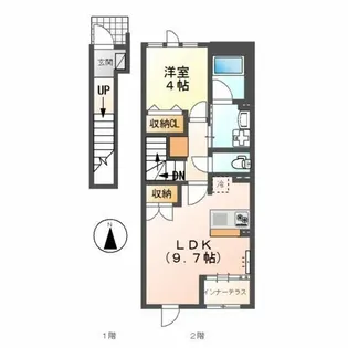 ファミーユ白山【2階】の間取り