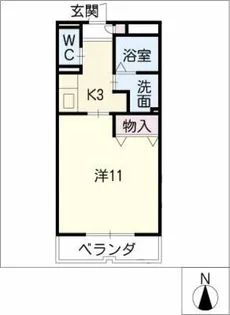 グラン・アンジュ【1階】の間取り