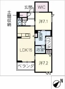 フレオベージ【3階】の間取り