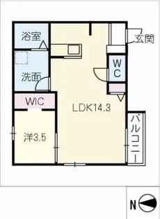 Toyoda Fika【1階】の間取り