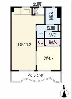 大野ビル【3階】の間取り