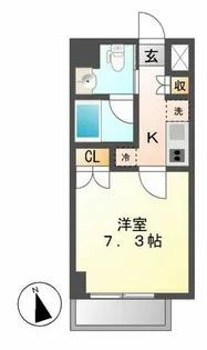 IARIM車道【303号室】の間取り
