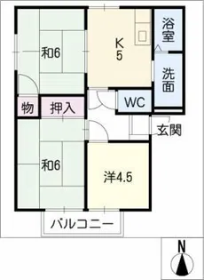 フレグランス・セイ【1階】の間取り