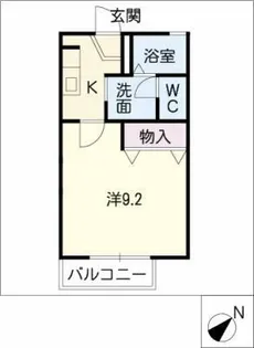 マイウェイディアス21【2階】の間取り