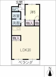 BLUMEN HAUSⅠ【4階】の間取り