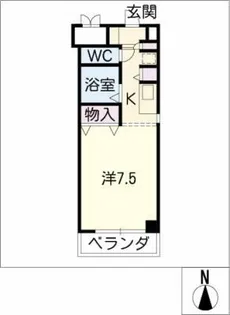 アーバンポイント304【6階】の間取り