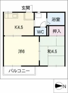 メイゾン青山【2階】の間取り