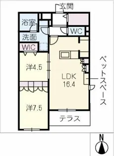 Casa Hiyorie【1階】の間取り