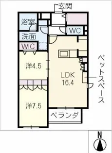 Casa Hiyorie【2階】の間取り