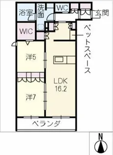 Casa Hiyorie【2階】の間取り