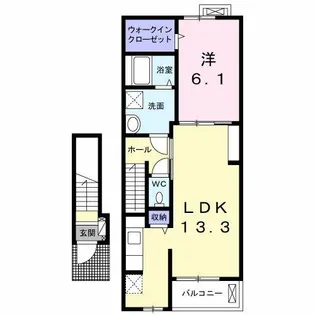 トーサせがみ【2階】の間取り