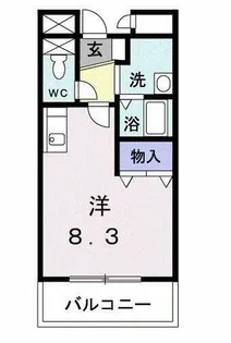 一ツ木ヒルズ【1階】の間取り