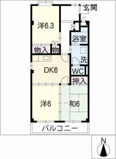 セントポーリア武路【2階】の間取り