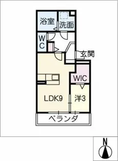 Peace Flora【1階】の間取り