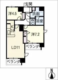 Life Stage 丸の内【12階】の間取り
