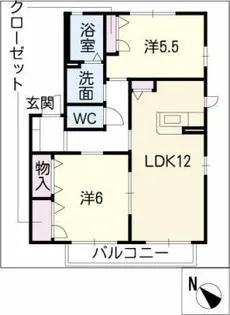 Eau de Vie【2階】の間取り