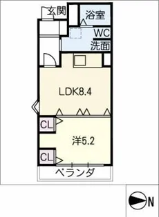サンデーヒルズ【3階】の間取り