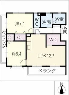 桜路庭【1階】の間取り