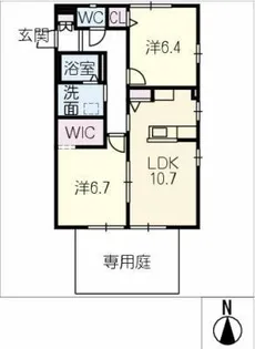 Saizon・Court【1階】の間取り