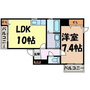 アビタシオン葵【2階】の間取り