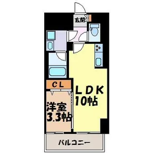 セイワパレス丸の内駅前【9階】の間取り