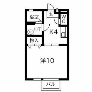 エミネンスB棟【2階】の間取り