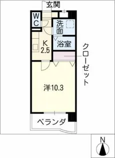 シェドゥーヴル八事【4階】の間取り