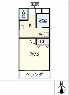 A・City野跡【3階】の間取り