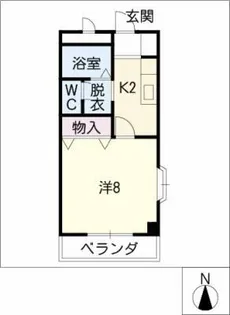 K’s AMENITY【1階】の間取り