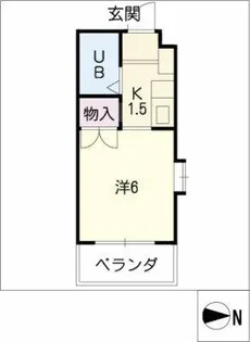 メゾン・ド・スクワール【0401号室】の間取り