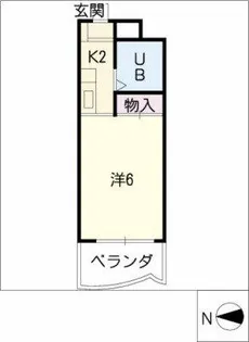 メゾン・ド・ミュール【0303号室】の間取り