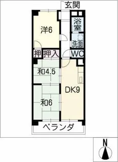富佳ビル【5階】の間取り