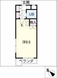 シャトルミエ【2階】の間取り