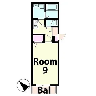 スクエアガーデン【2階】の間取り