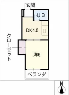 シャトーレ ノグチ【2階】の間取り