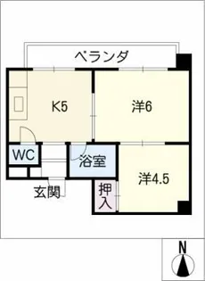 シャトーレ ノグチ【4階】の間取り