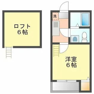 ルーエ1番館【102号室】の間取り