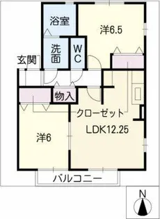 レジデンス黒沢台 C【2階】の間取り