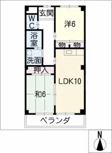ラヴィアン【1階】の間取り