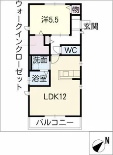 メゾン・ド・ボヌール【2階】の間取り