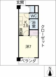パエストゥム【3階】の間取り